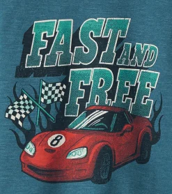 Clearance Hatley Boys Fast & Free Long Sleeve T-Shirt
