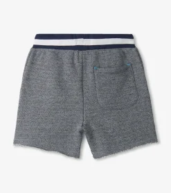 Online Hatley Boys Flame Blue Raw Hem Shorts