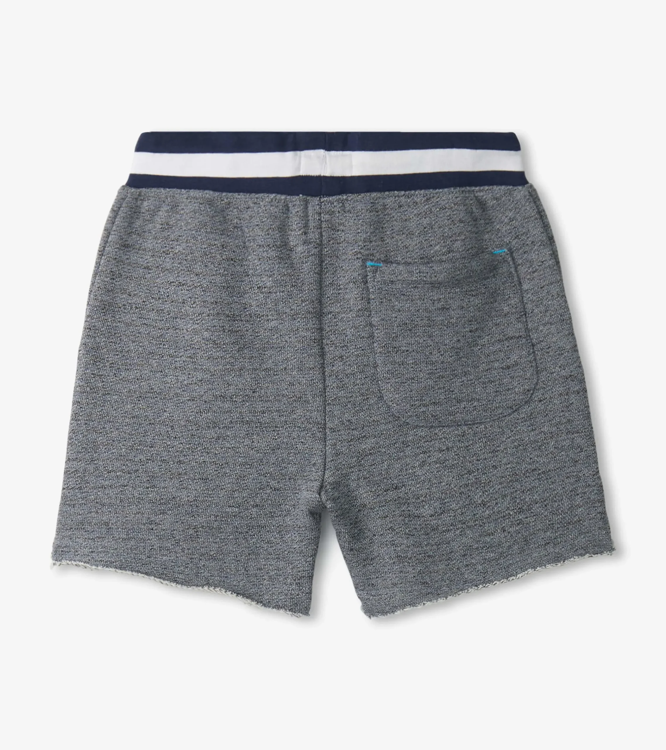 Online Hatley Boys Flame Blue Raw Hem Shorts