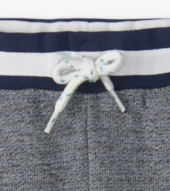 Online Hatley Boys Flame Blue Raw Hem Shorts