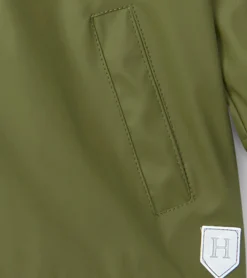 Outlet Hatley Boys Forest Green Zip-Up Rain Jacket