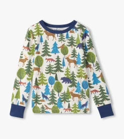 Discount Hatley Boys Forest Scene Pajama Set
