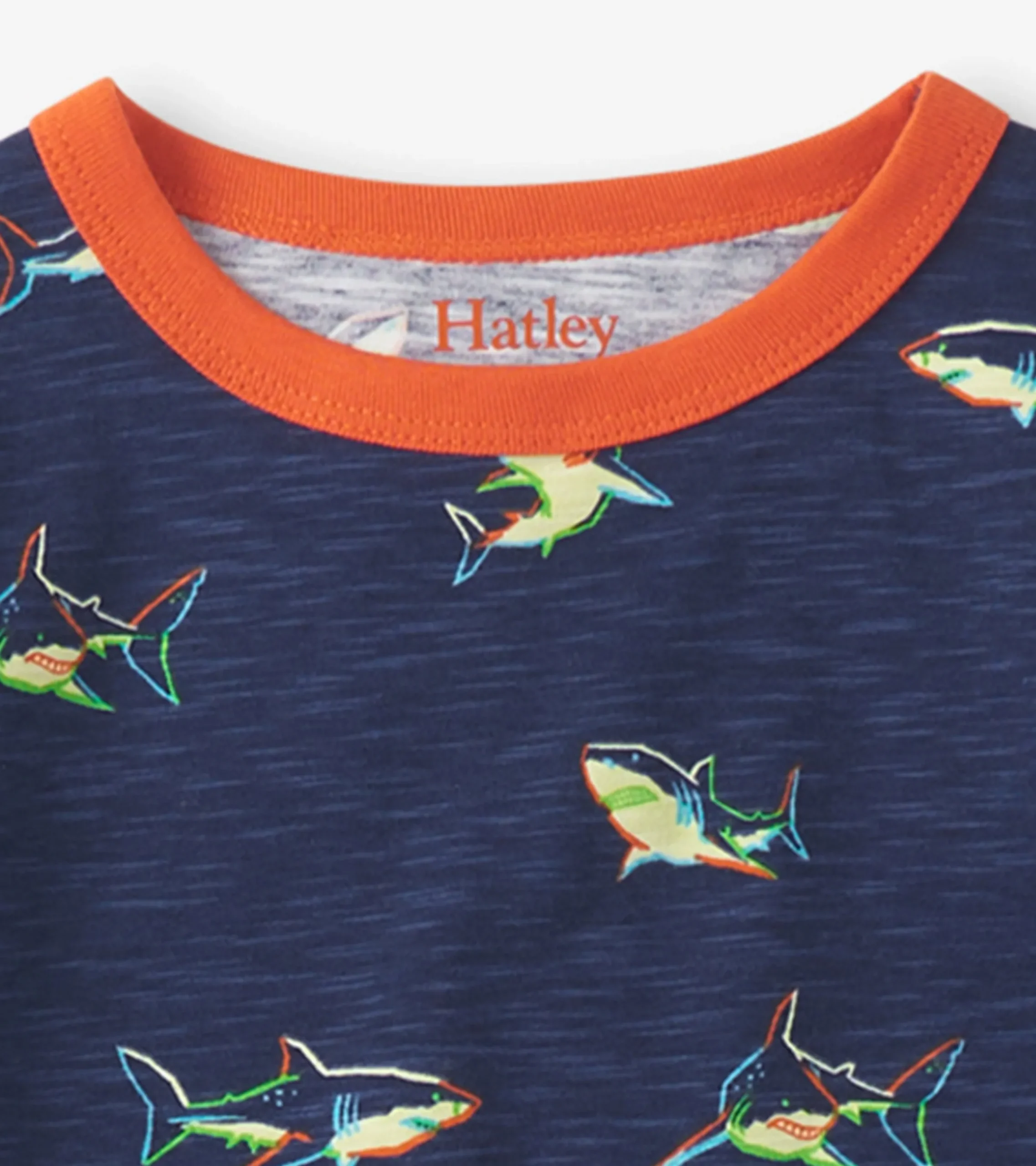 Outlet Hatley Boys Glow Sharks Pajama Set