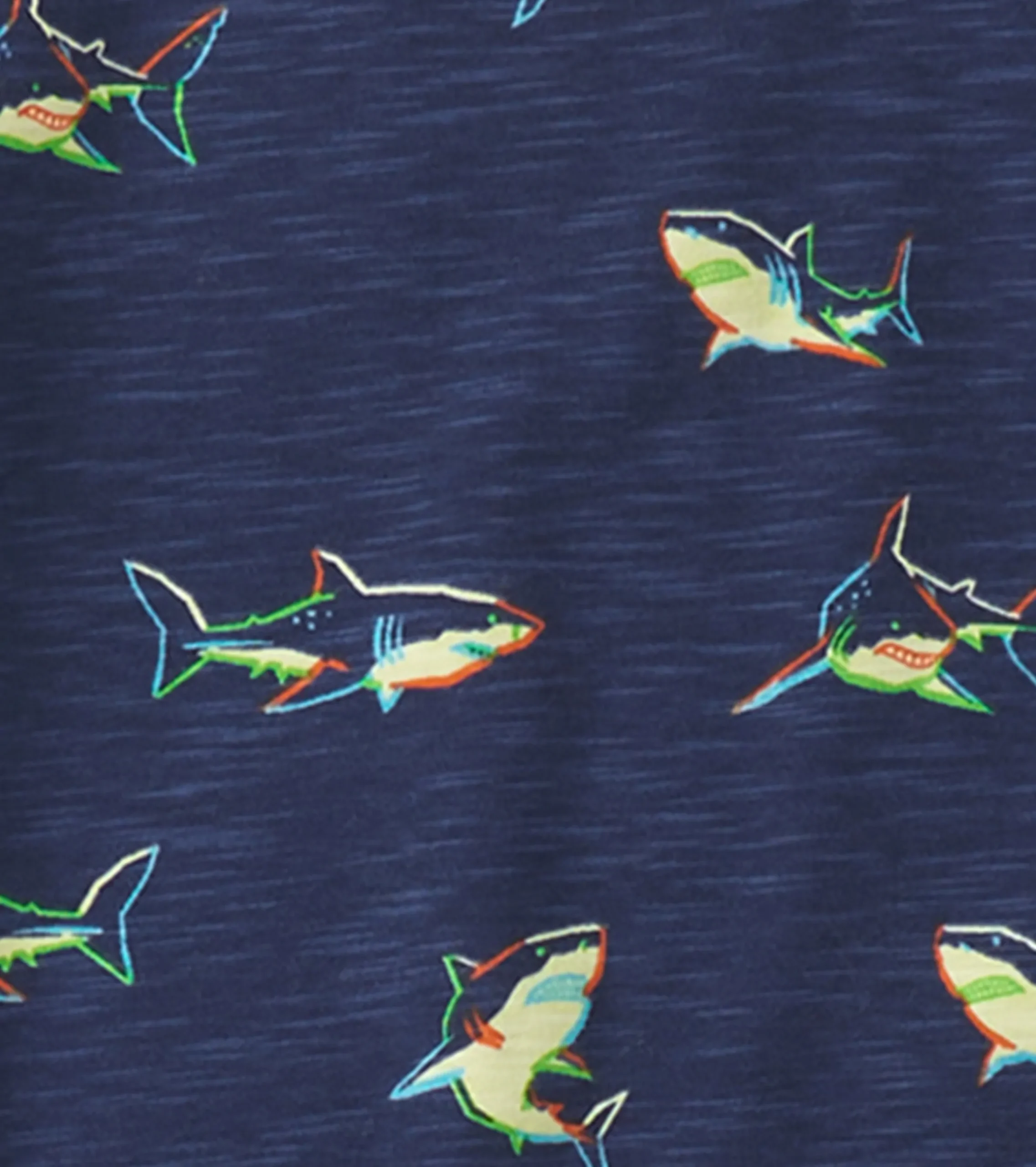 Outlet Hatley Boys Glow Sharks Pajama Set