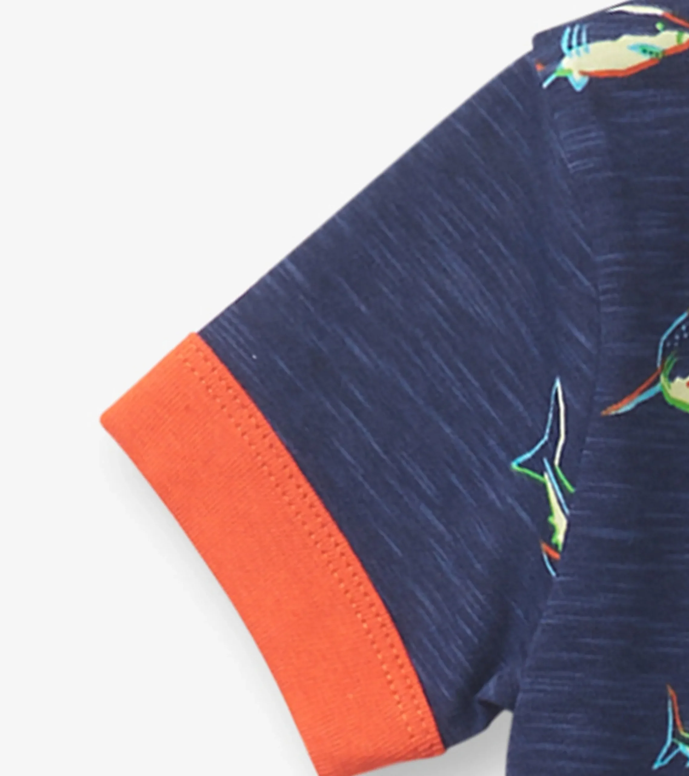 New Hatley Boys Glow Sharks Short Pajama Set