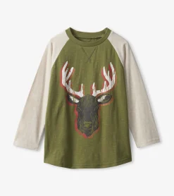 Hot Hatley Boys Grand Elk Long Sleeve T-Shirt