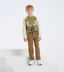 Hot Hatley Boys Grand Elk Long Sleeve T-Shirt