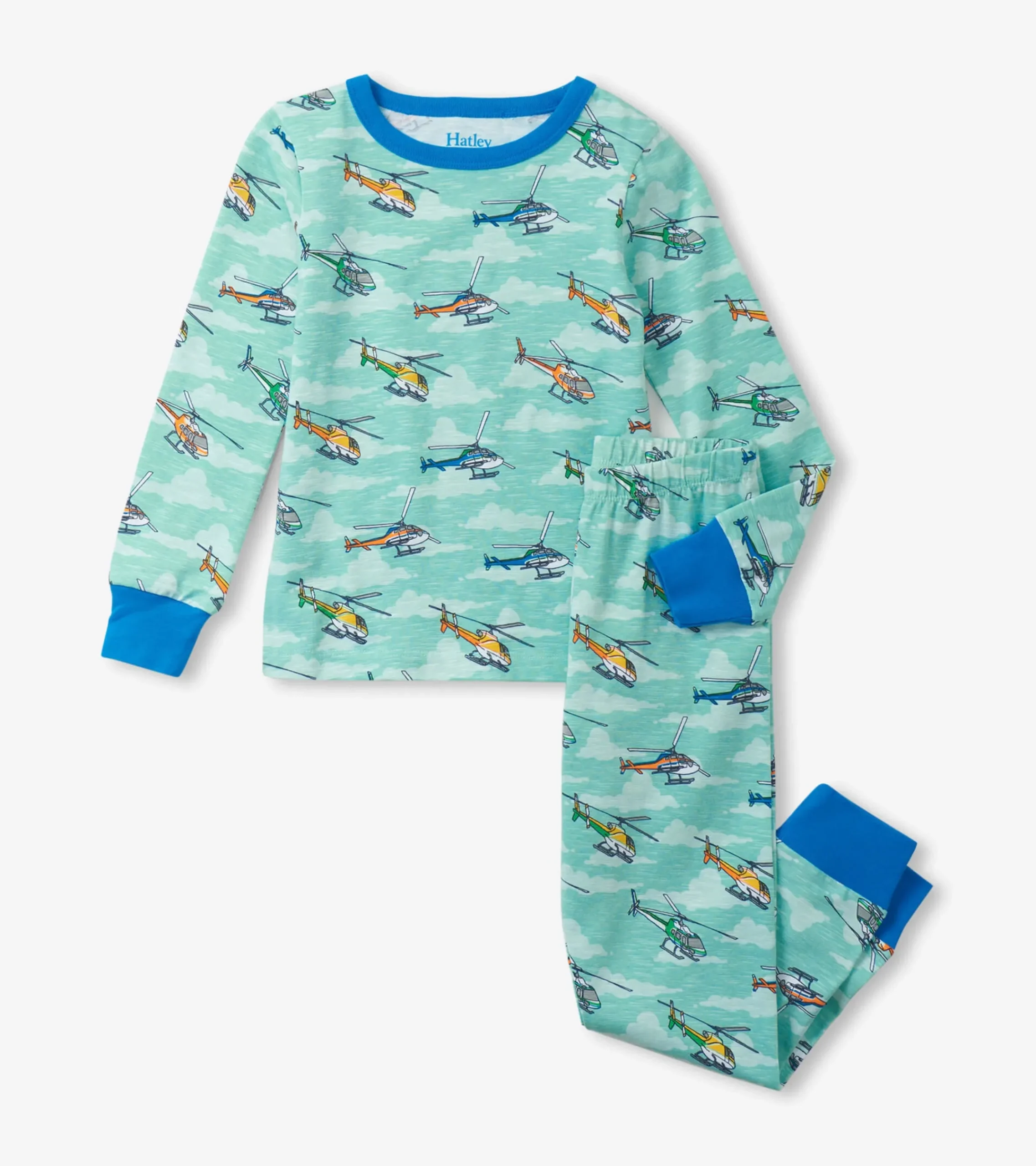 Online Hatley Boys Helicopters Pajama Set