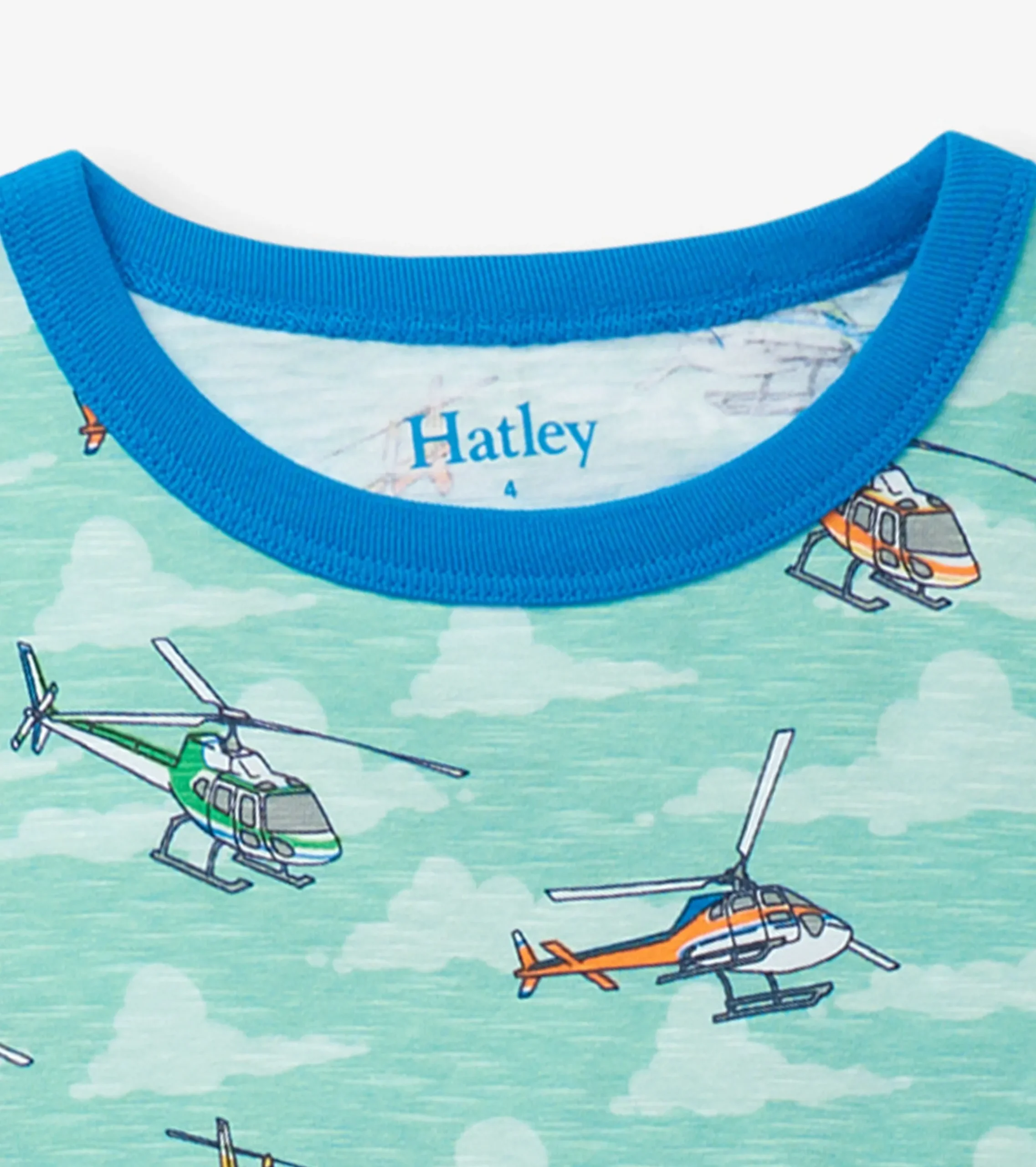 Clearance Hatley Boys Helicopters Short Pajama Set