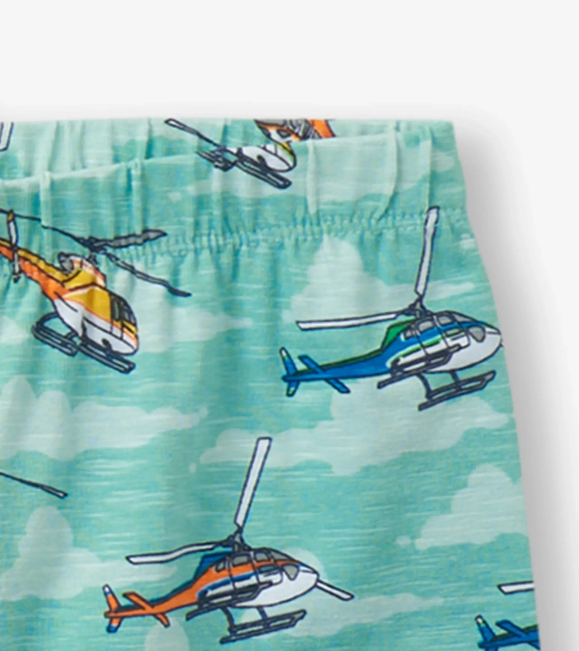 Clearance Hatley Boys Helicopters Short Pajama Set