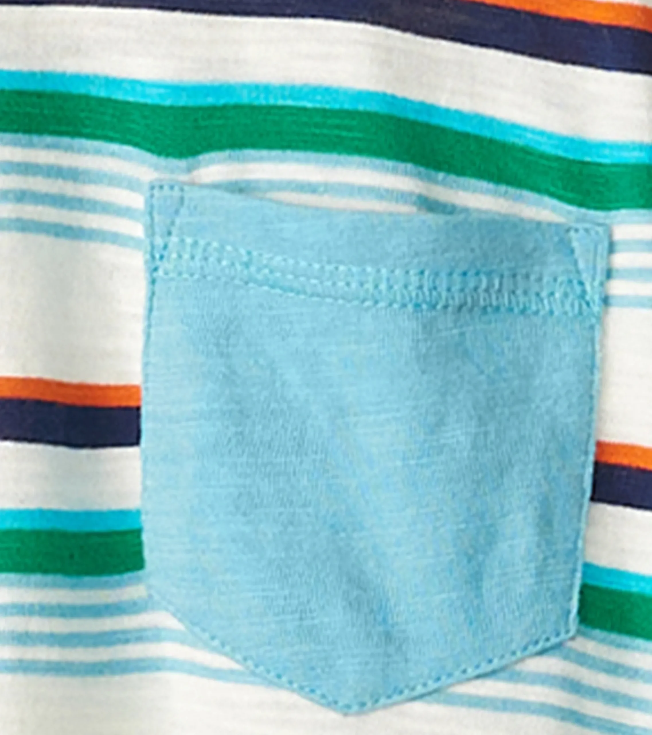 Hatley Boys Hiking Stripes Pocket Tee