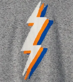 New Hatley Boys Lightning Bolt V-Neck Sweater
