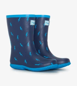 New Hatley Boys Lightning Storm Packable Rain Boots
