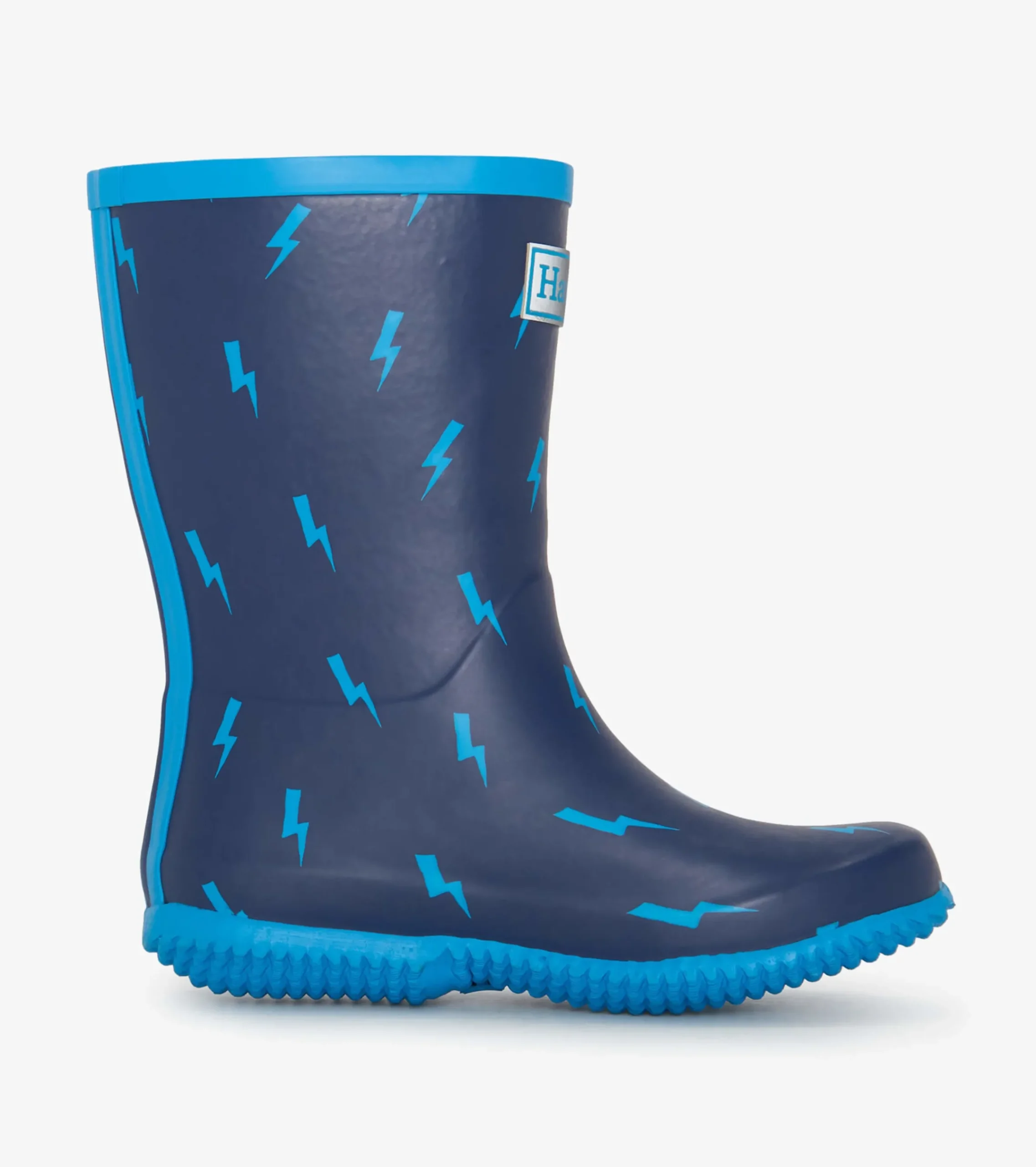 New Hatley Boys Lightning Storm Packable Rain Boots