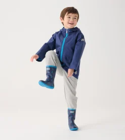 New Hatley Boys Lightning Storm Packable Rain Boots