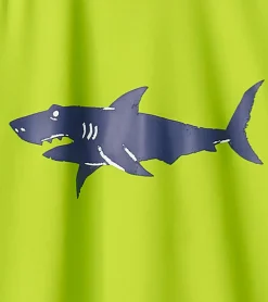 Online Hatley Boys Lime Green Shark Short Sleeve Rashguard
