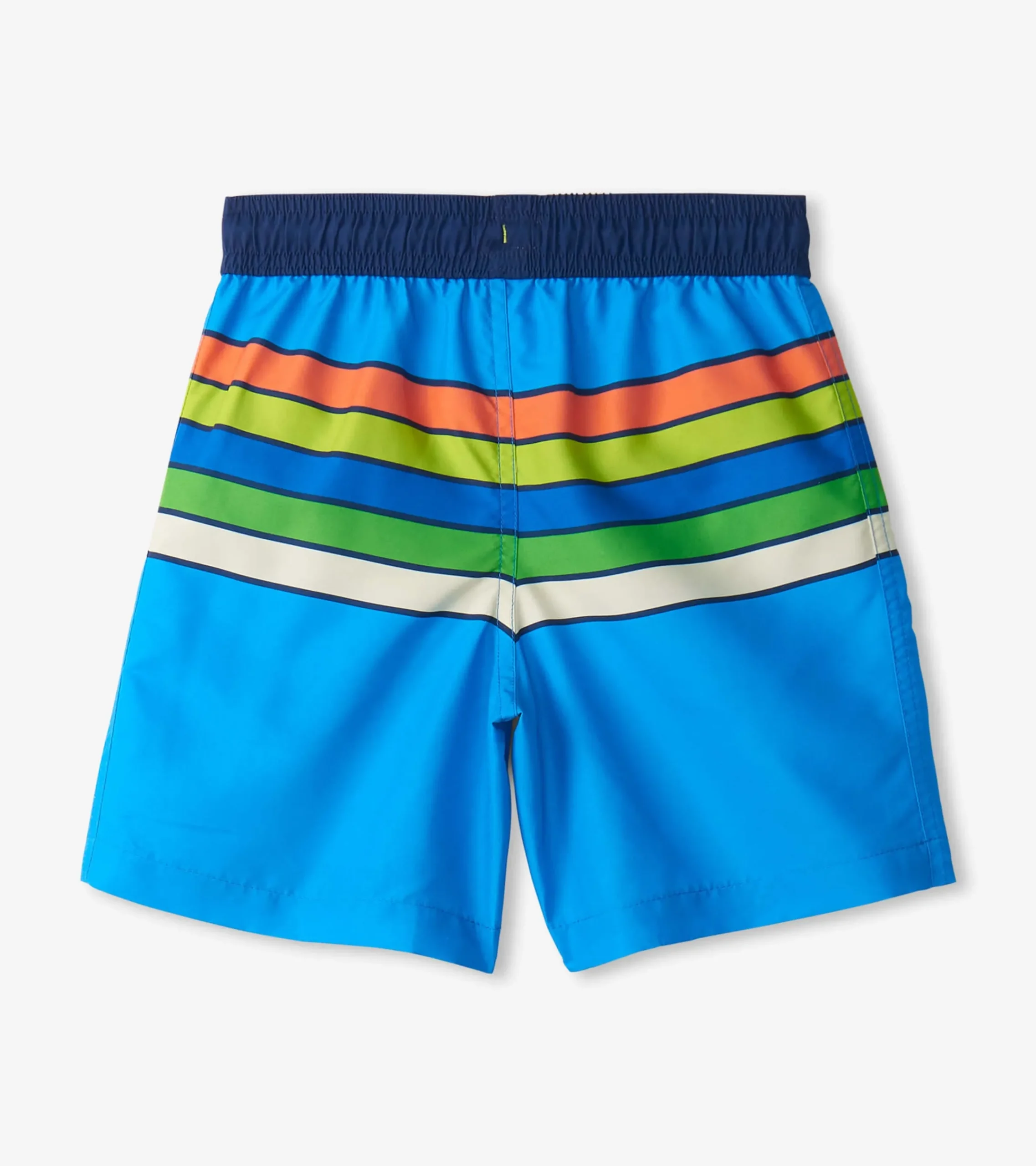 Outlet Hatley Boys Malibu Stripe Swim Trunks