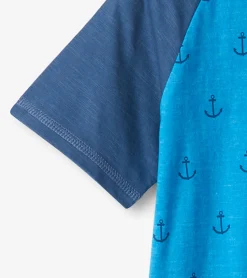 Discount Hatley Boys Mini Anchors Raglan T-Shirt