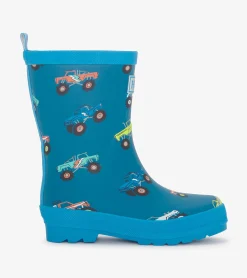 Clearance Hatley Boys Monster Trucks Matte Rain Boots