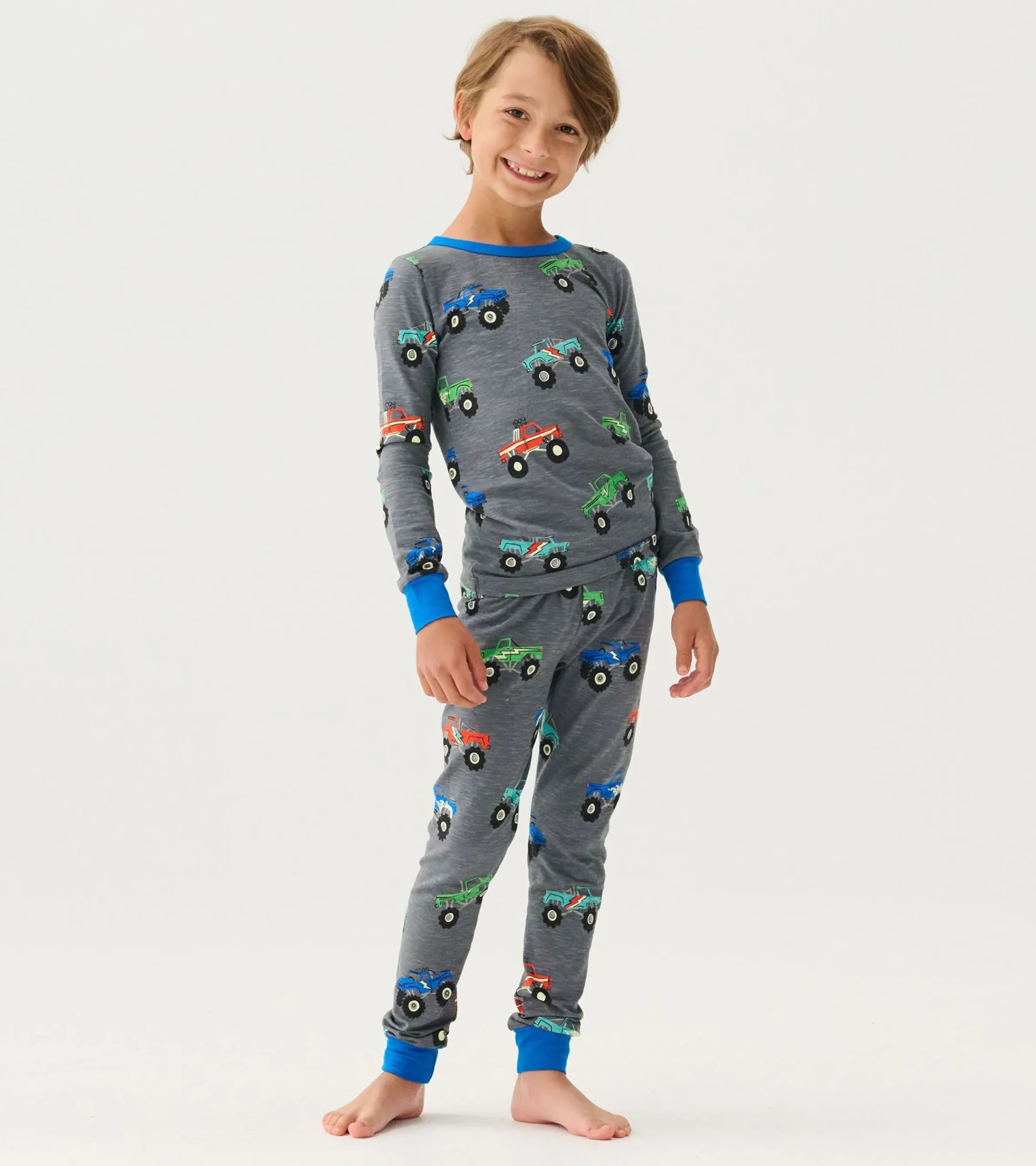 Clearance Hatley Boys Monster Trucks Pajama Set