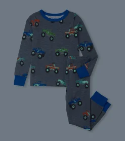 Clearance Hatley Boys Monster Trucks Pajama Set