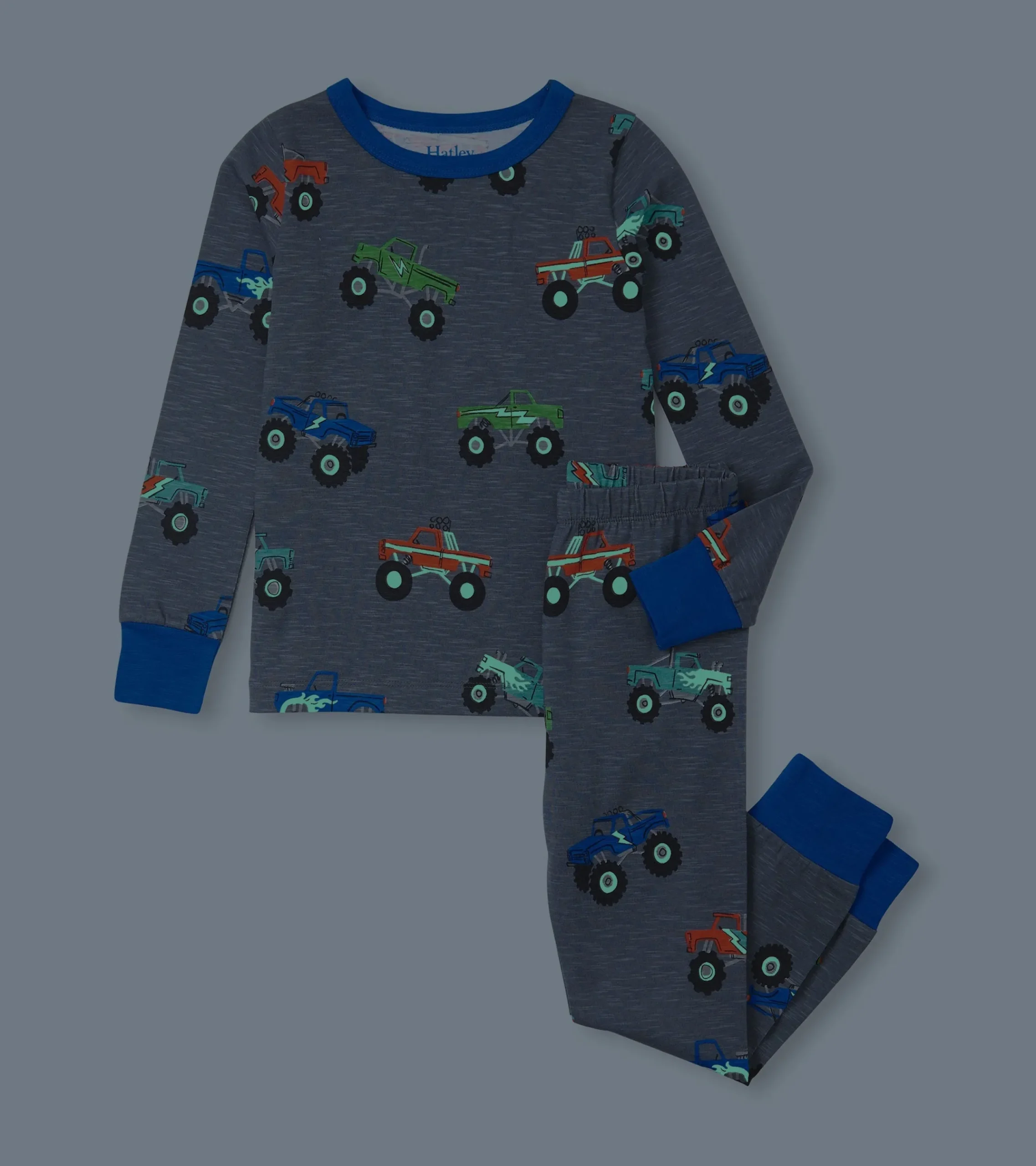 Clearance Hatley Boys Monster Trucks Pajama Set