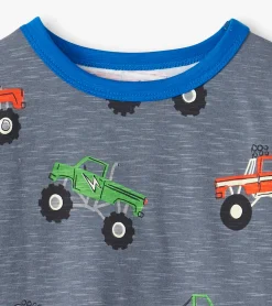 Clearance Hatley Boys Monster Trucks Pajama Set
