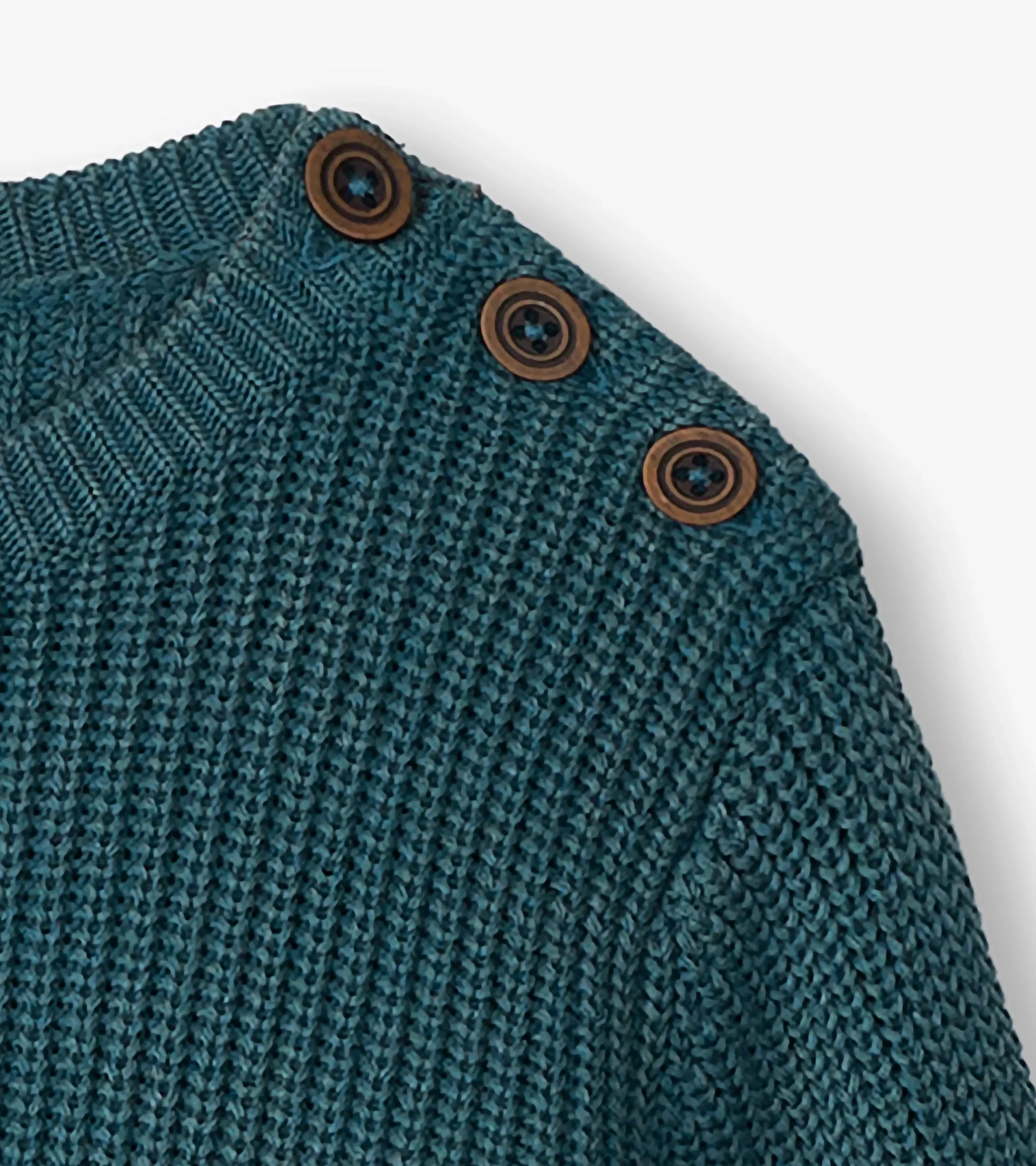 Discount Hatley Boys Moroccan Blue Button Neck Sweater