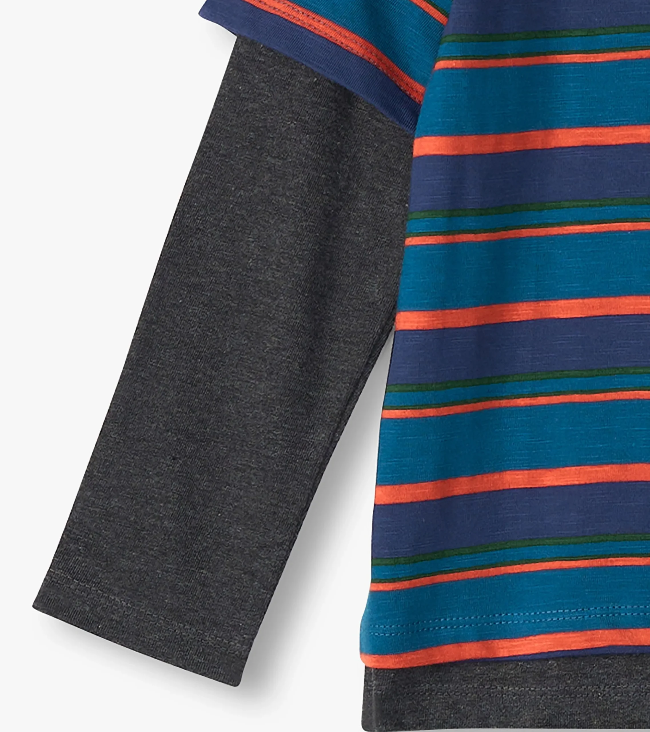 Clearance Hatley Boys Moroccan Blue Fooler Long Sleeve T-Shirt