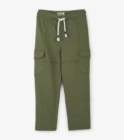 Hatley Boys Moss Melange Cargo Joggers