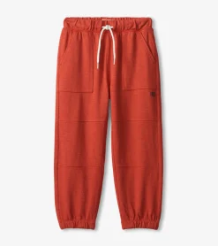 Outlet Hatley Boys Mountain Red Cozy Pants
