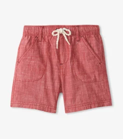 Sale Hatley Boys Nautical Chambray Woven Shorts