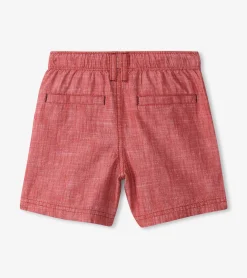 Sale Hatley Boys Nautical Chambray Woven Shorts