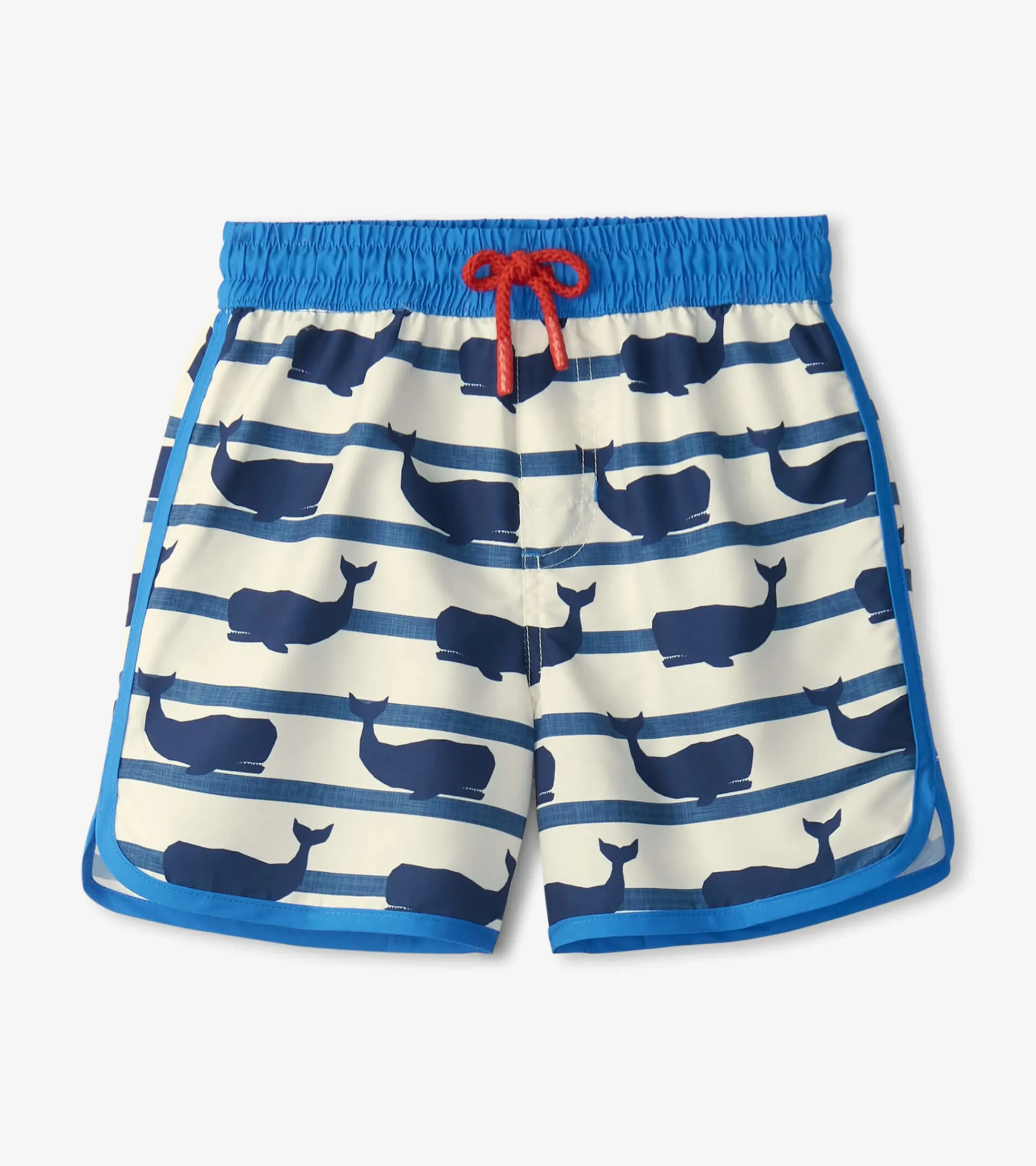 New Hatley Boys Nautical Whale Swim Shorts