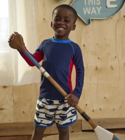 New Hatley Boys Nautical Whale Swim Shorts