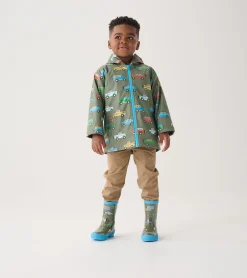 New Hatley Boys Off-Roading Zip-Up Rain Jacket