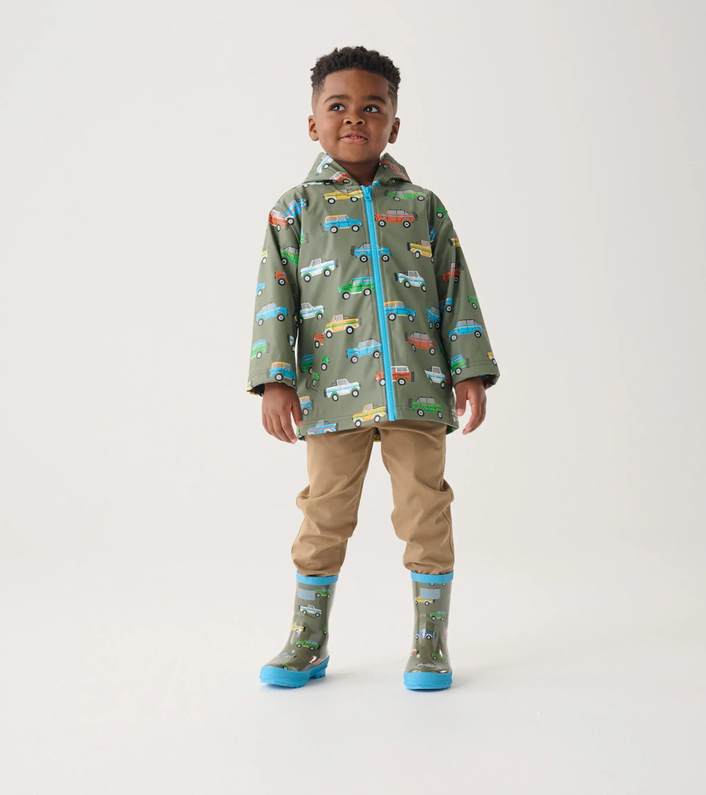 New Hatley Boys Off-Roading Zip-Up Rain Jacket