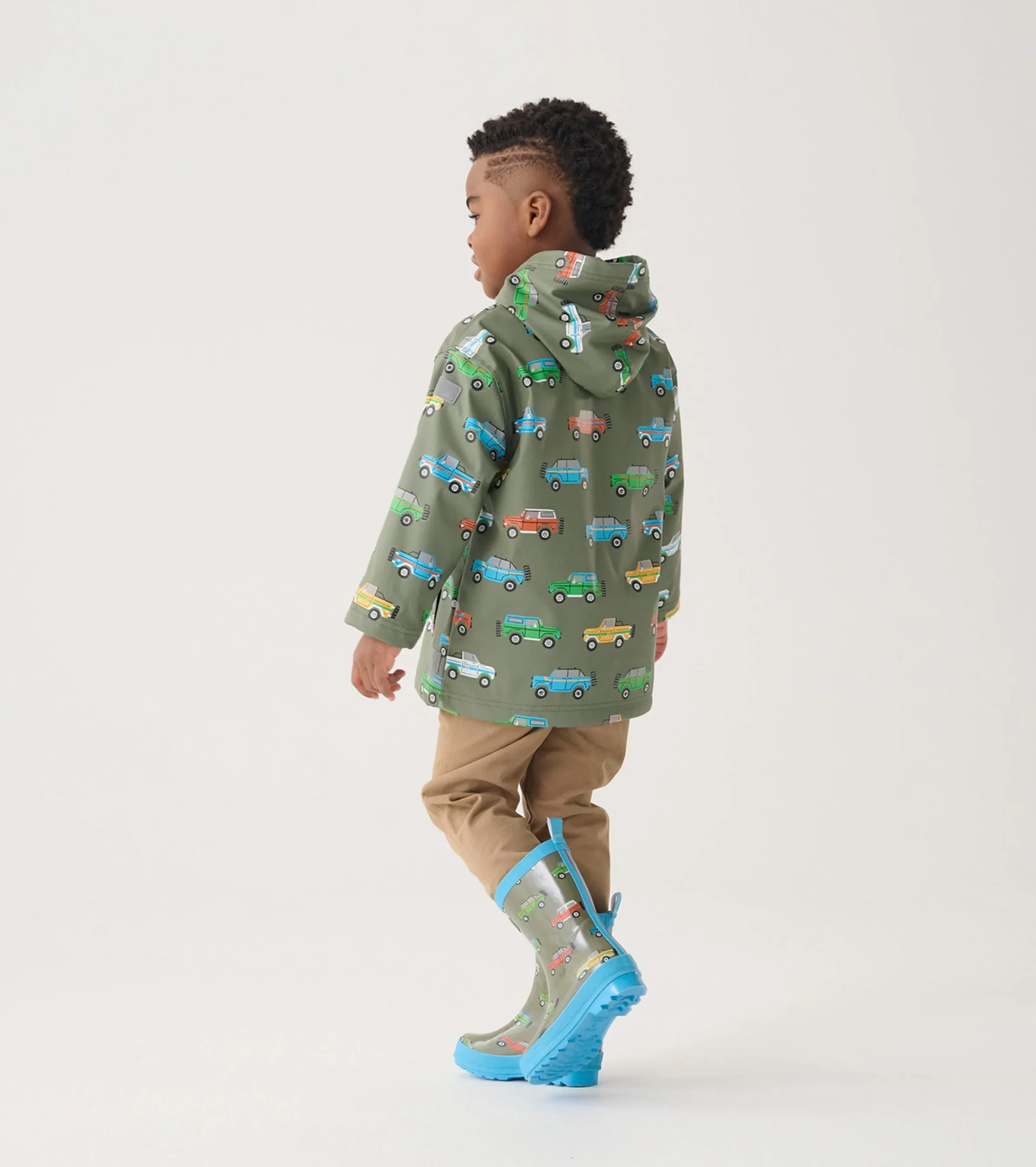New Hatley Boys Off-Roading Zip-Up Rain Jacket