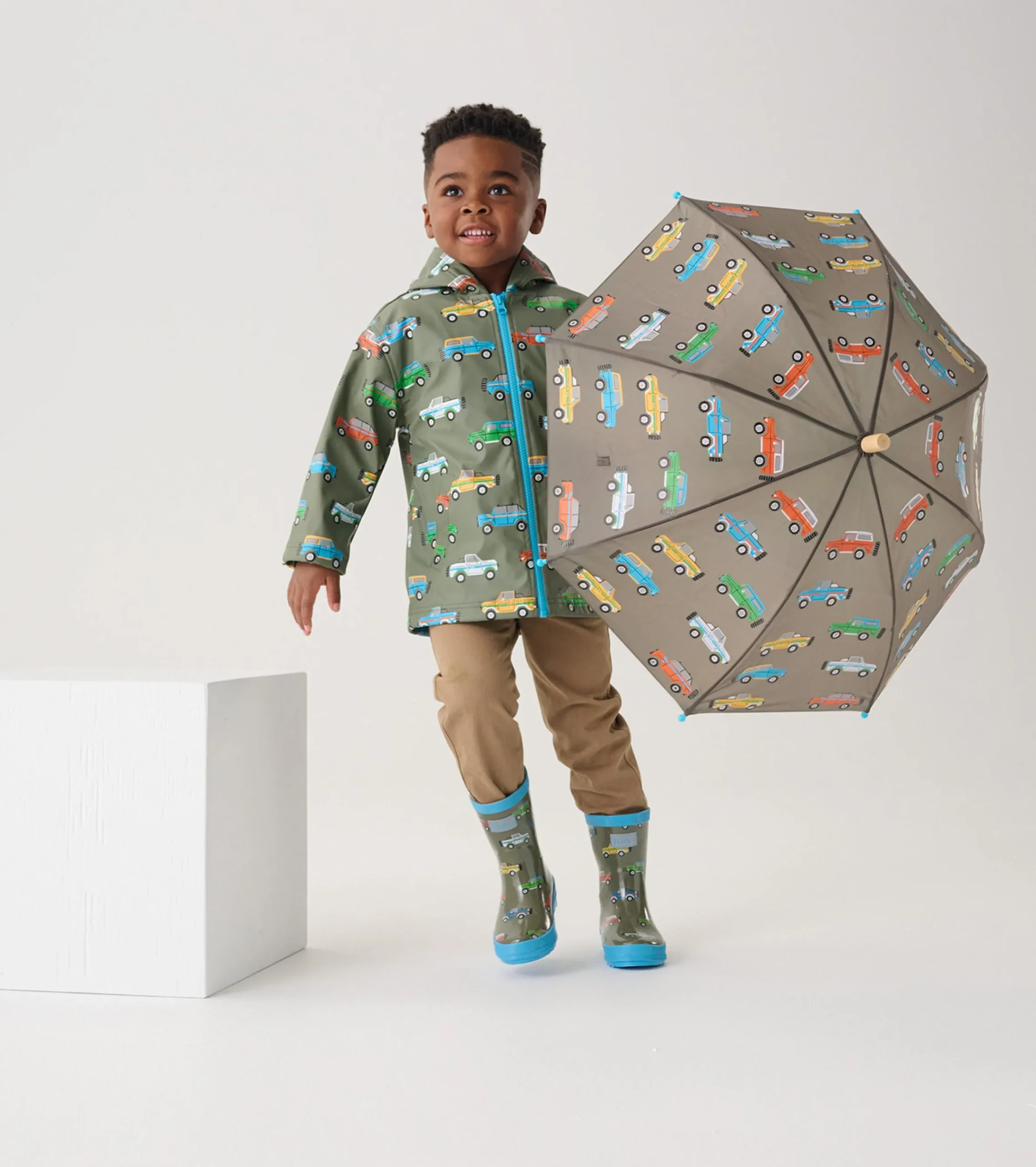 New Hatley Boys Off-Roading Zip-Up Rain Jacket