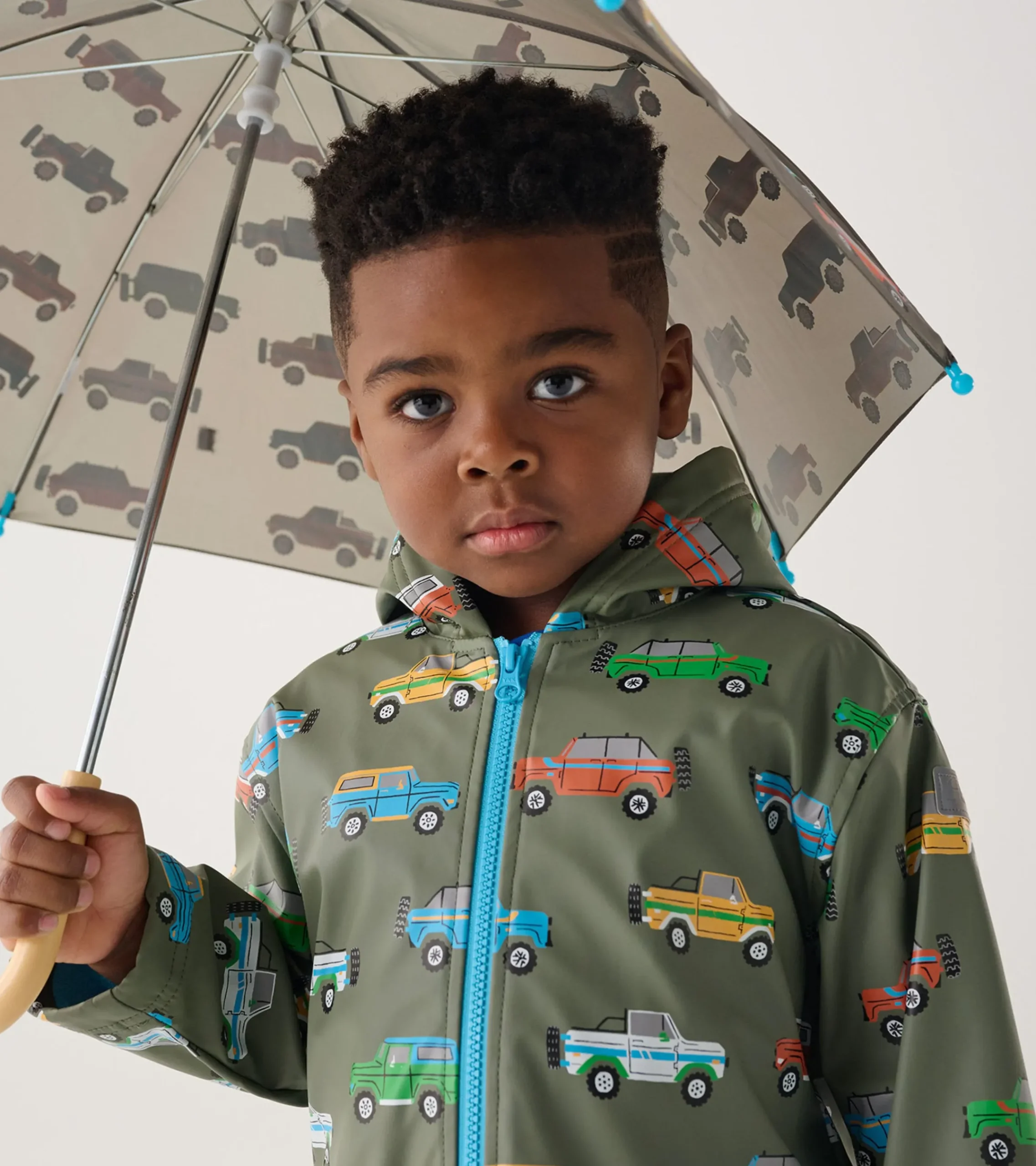 New Hatley Boys Off-Roading Zip-Up Rain Jacket