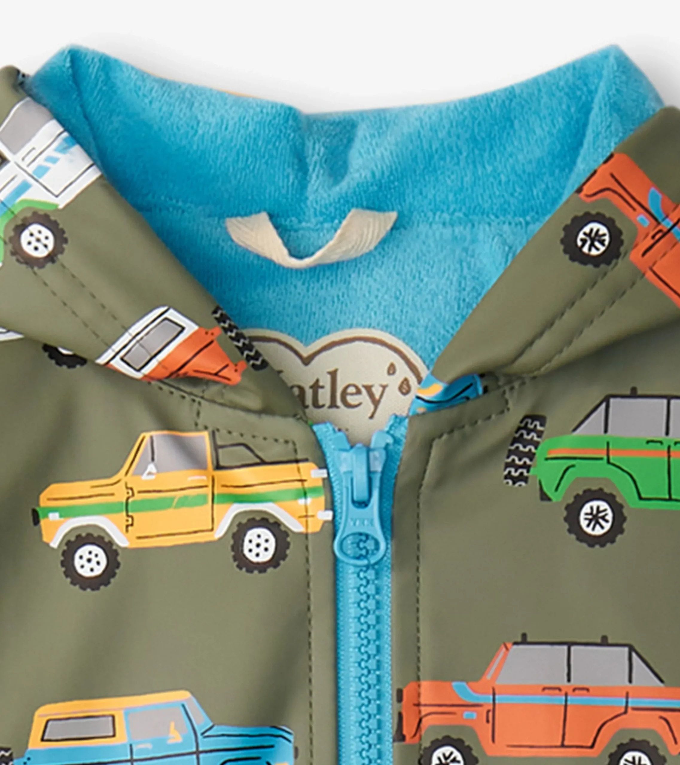 New Hatley Boys Off-Roading Zip-Up Rain Jacket