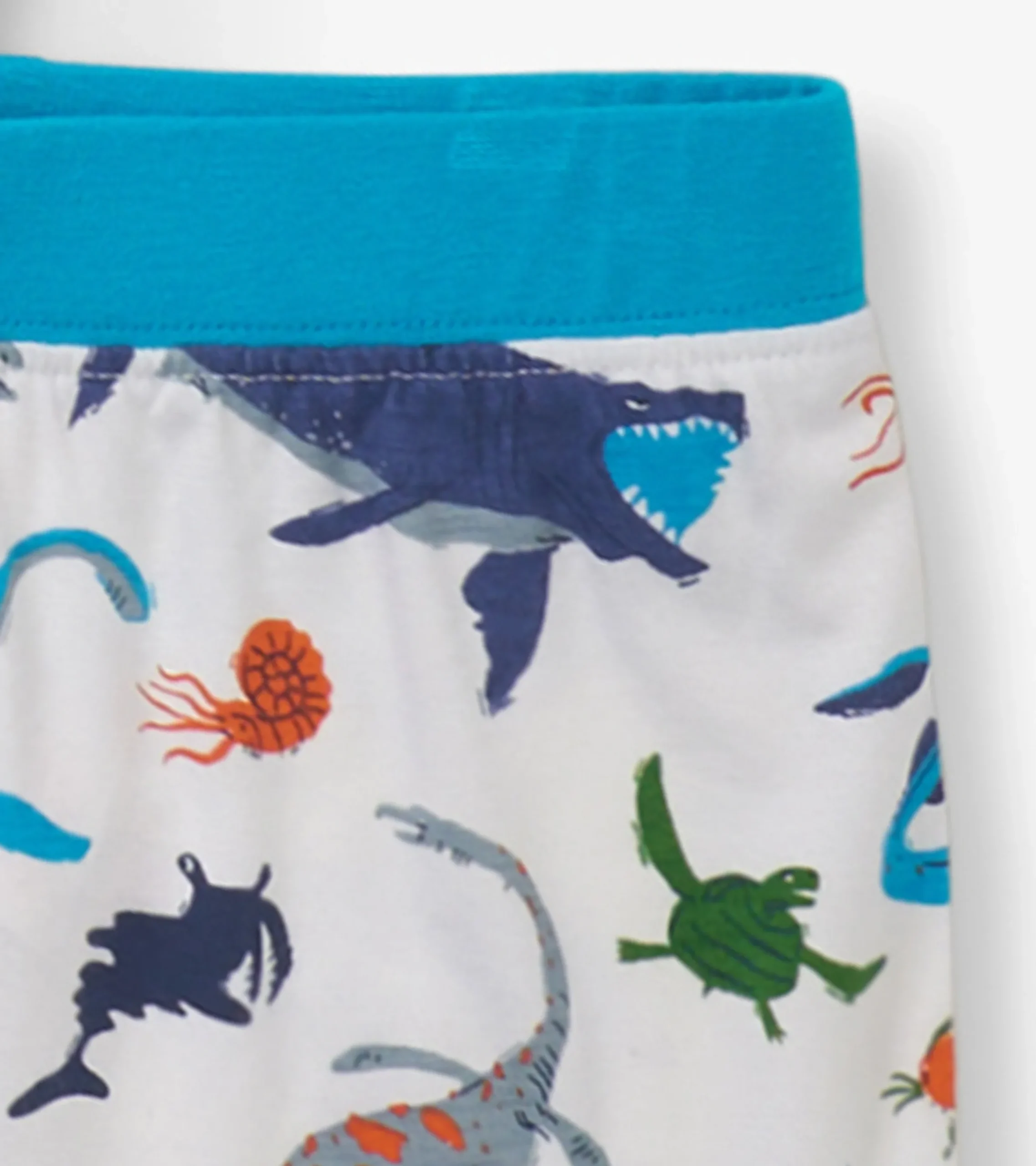 Hatley Boys Prehistoric Marine Bamboo Short Pajama Set