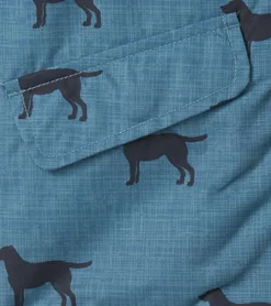 New Hatley Boys Preppy Dogs Zip-Up Lightweight Rain Jacket