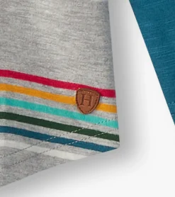 Outlet Hatley Boys Retro Stripes Long Sleeve Raglan T-Shirt