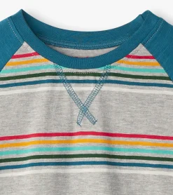 Outlet Hatley Boys Retro Stripes Long Sleeve Raglan T-Shirt
