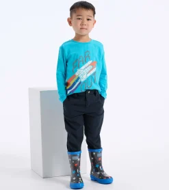 New Hatley Boys Rocketship Long Sleeve T-Shirt