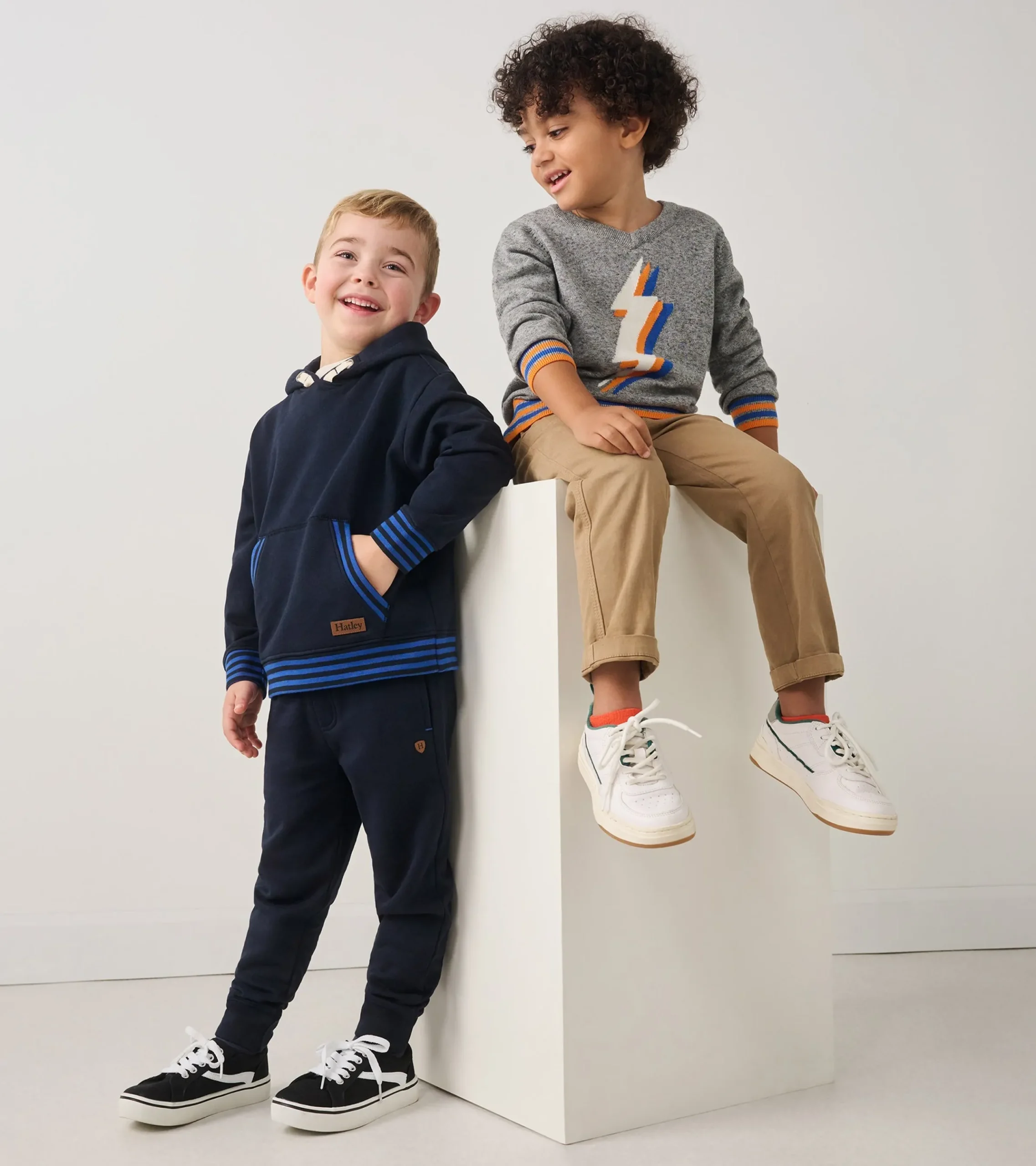 Hot Hatley Boys Salute French Terry Joggers