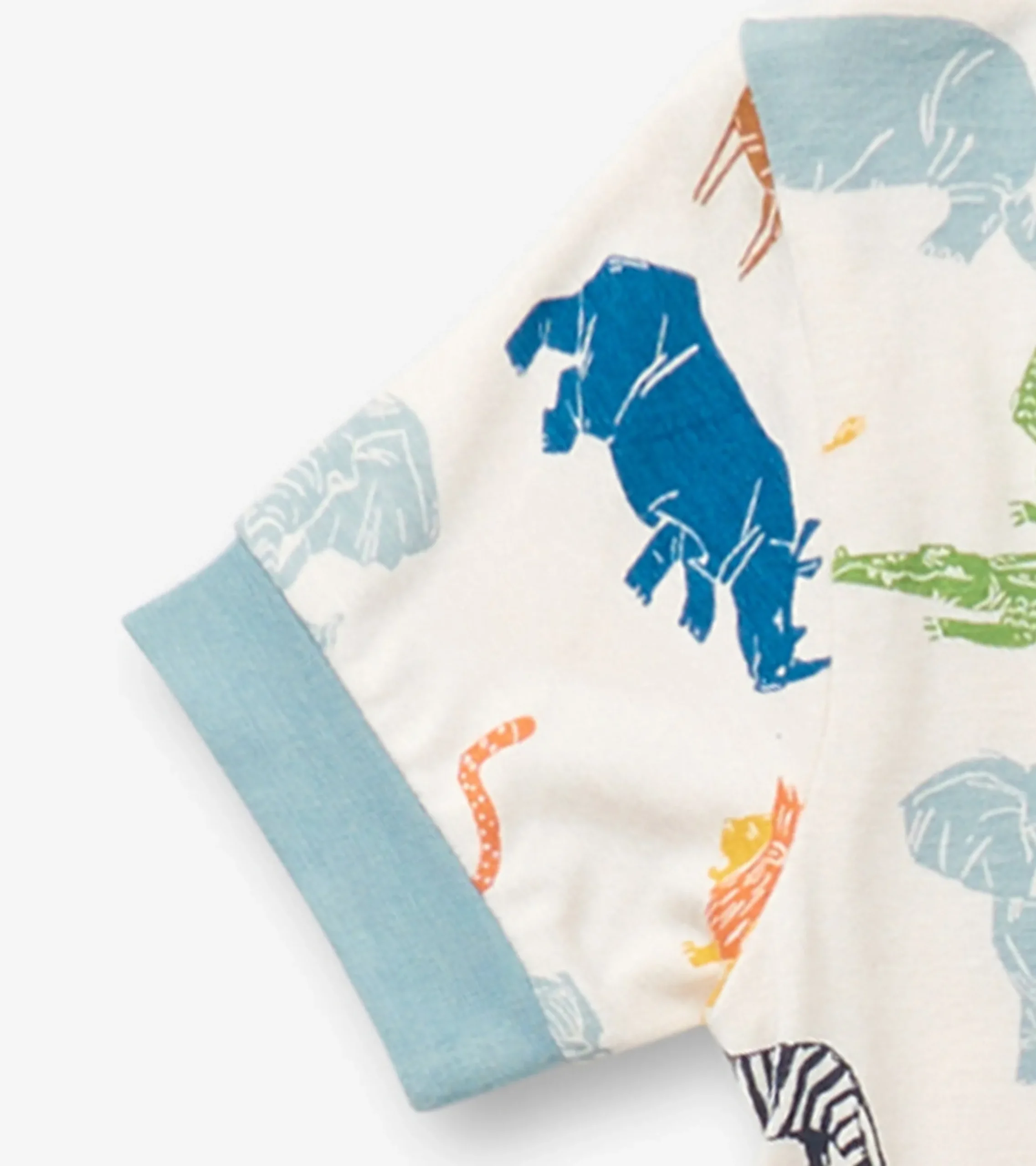 Sale Hatley Boys Scratchy Safari Bamboo Short Pajama Set