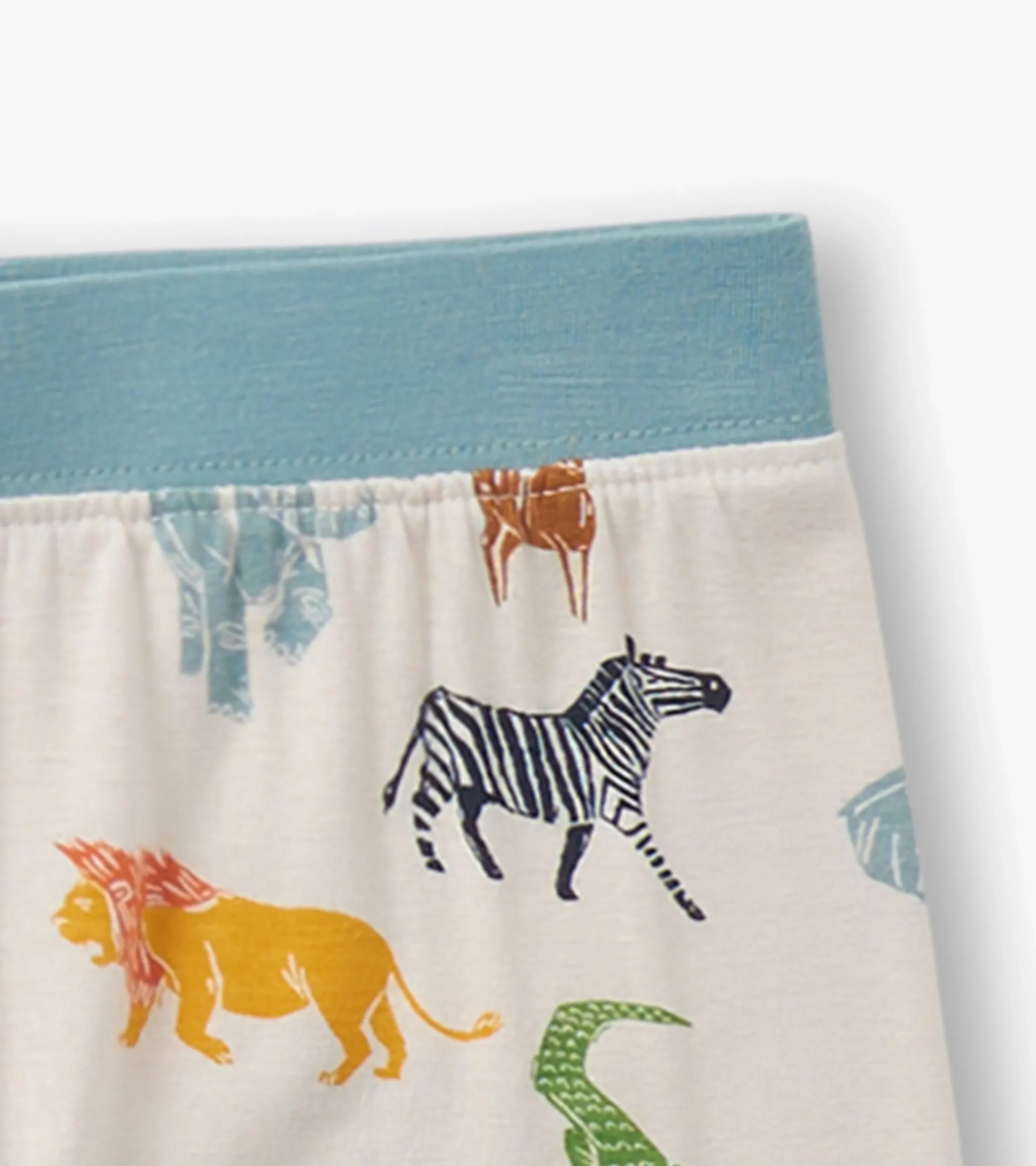 Sale Hatley Boys Scratchy Safari Bamboo Short Pajama Set