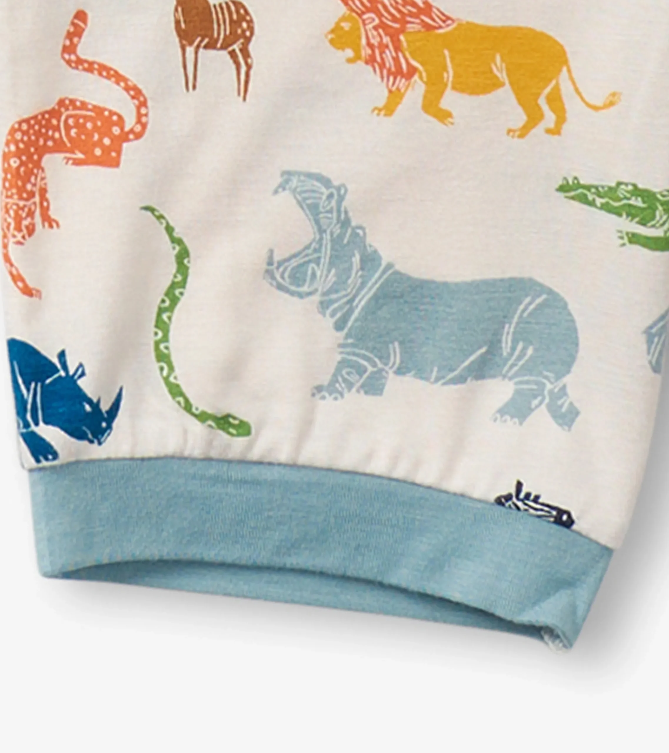 Sale Hatley Boys Scratchy Safari Bamboo Short Pajama Set